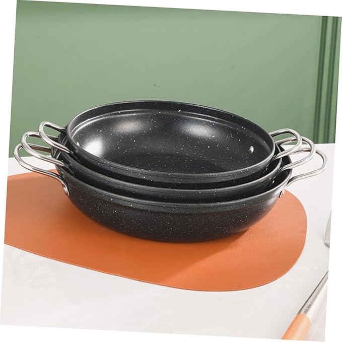 Mobestech Stainless Steel Korean Stone Pot Simmer Pot Cookware Home Wok Easy to Clean