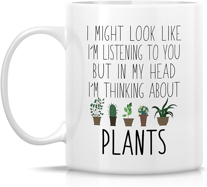 Retreez Funny Plant Lover Mug - Gardening Gift - 11 Oz Ceramic Coffee or Tea Cup - Humorous Gift for Plant Enthusiasts, Gardeners, and Gardening Lover - Birthday, Holiday Gift For Men, Women, Dad, Mom