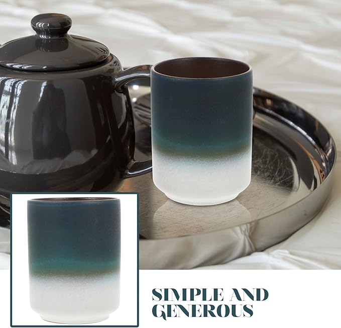 Retro Japanese Tea Cup 250ml Ceramic Water Cup Vintage Tea Brewing Mug for Tea Lovers