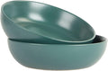 10 Strawberry Street Wazee Matte 9"/48oz Serving Bowl, Set of 2, Emerald Green