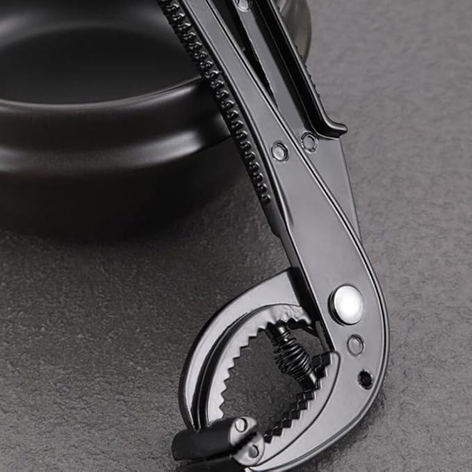 BESPORTBLE Cookware Clamp and Bowl Gripper for Korean Stone Pots, Iron Plate Clip with Anti-Skid and Heat-Resistant Handle, Kitchen Tongs for Hot Pot and Pan Handling