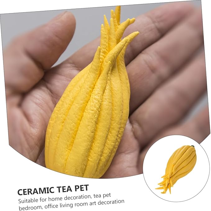1pc Decorative Ceramic Tea Pet Ornament Unique Sculptural Home Decor for Tea Table Desktop