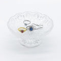 Small Flower Ring Dish Jewelry Tray, Glass Jewelry Dish, Crystal Ring Holder Jewelry Plate Dish, Nightstand Decor Clear Jewelry Bowl Dish for Earrings,Vanity Decorative Tray Trinket Dish Gift