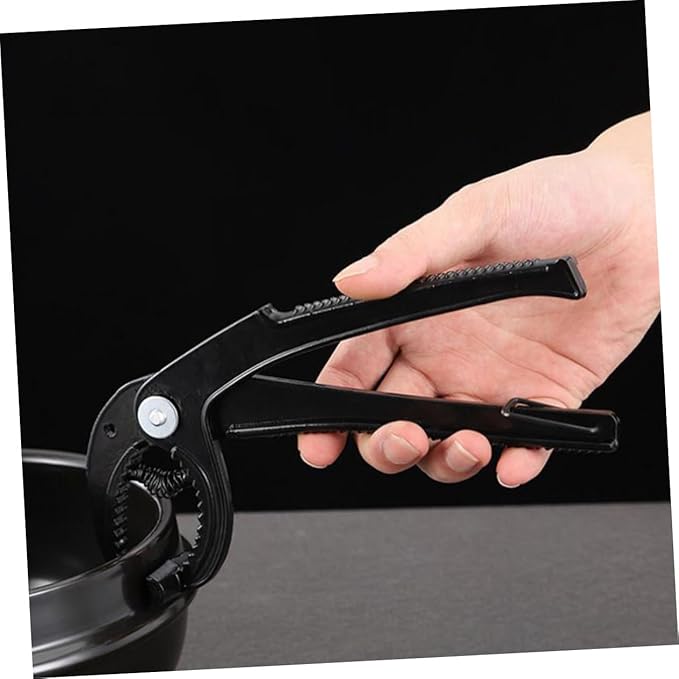 Cabilock Scald Korean Stone Pot Clamp Plier Non Slip Pot Lifter for Hot Bowls and Plates Lightweight Cooking Gripper with Seamless Design for Safe Handling