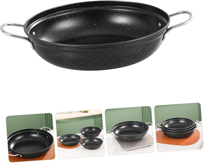 Mobestech Stainless Steel Korean Stone Pot Simmer Pot Cookware Home Wok Easy to Clean
