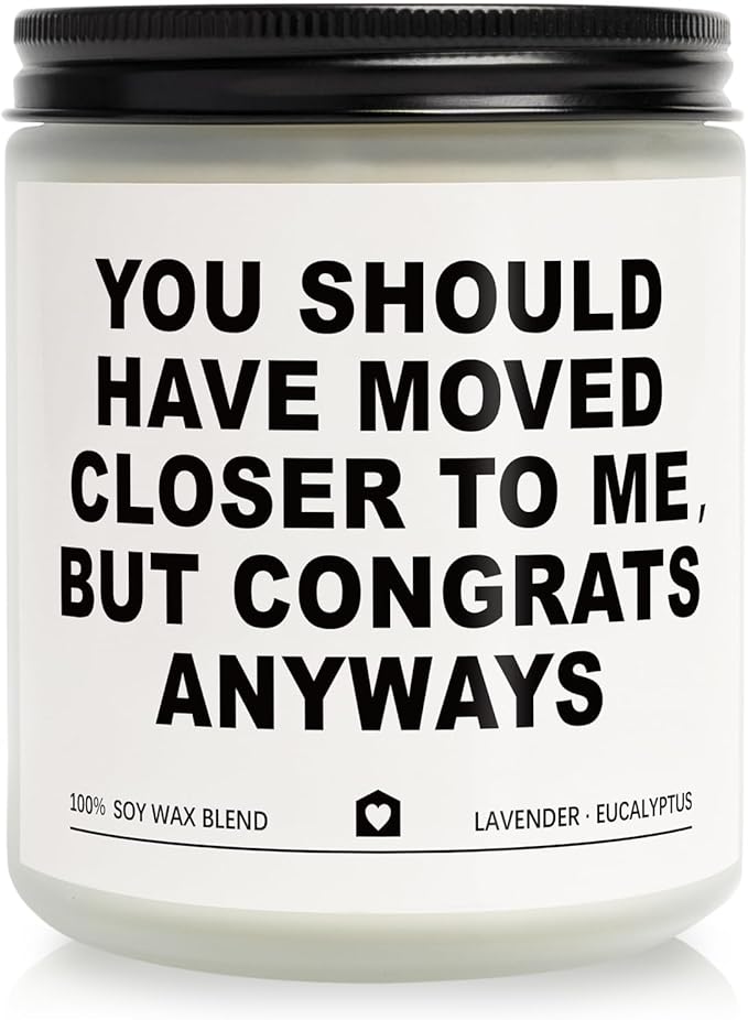Housewarming Gifts New Home, Best Housewarming Gifts 2026 - Handmade Lavender Scented Candle - New Home Gift Candle Ideas, House Warming Gift for Friends Couple New Homeowner (7oz)