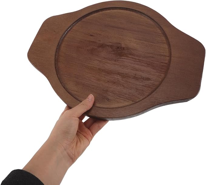 Korean Stone Bowl Wood Base: Anti-Scalding Pot Holder Base - Kitchen Counter Trivet Stone Bowl Mats for Bibimbap Casserole Pot Tableware Protection Kitchen for 8.35“