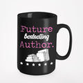 Future Bestselling Author, Black 15oz Ceramic Mug