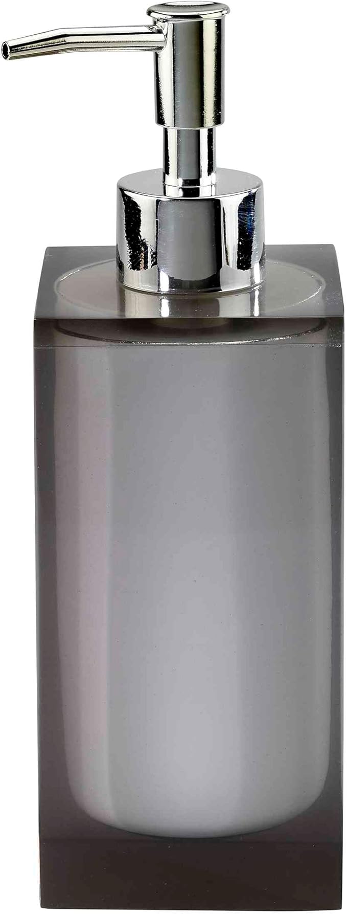 Avanti Linens - Lotion Pump/Soap Dispenser, Resin Countertop Accessories, Modern Home Decor (Soho Collection, Smoke)