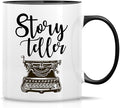 Ceramic Coffee Mug Future Bestselling Author Funny Tea Cup Design Gifts for Men, Women, Friends, Mom, Dad, Son, Daughter. 11 oz.