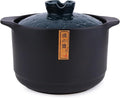 Ceramic Cooking Pot, Clay Cooking Pot, Japanese Donabe, Chinese Ceramic/Casserole/Clay/Earthen Cookware Stew Pots Stockpot with Lid, Blue, 5.5L/5.8QT