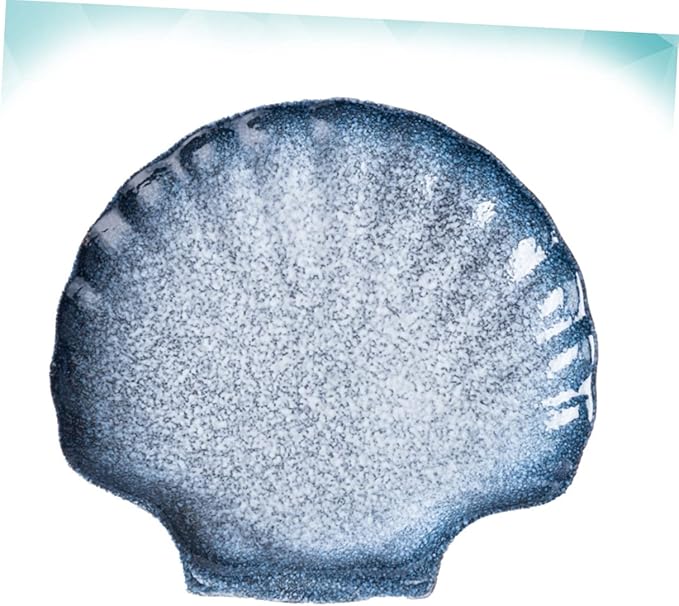 Ciieeo Shell Shape Ceramic Plate Dinnerware Porcelain Plates for Beautiful Dinnerware