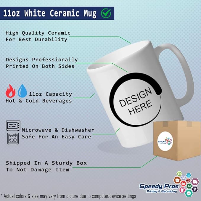 Custom Ceramic Coffee Mug 11 Ounces I'M Not Yelling I Am German Germany Countries White Tea Cup Personalized Text Here