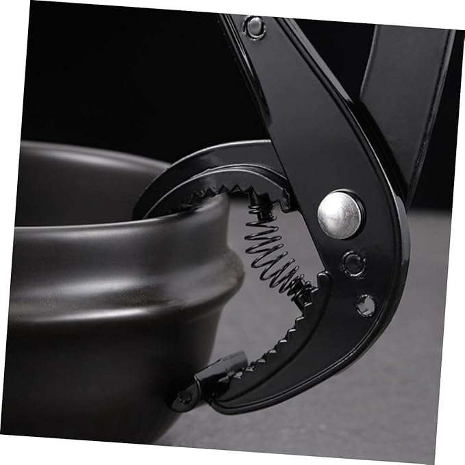 Tofficu Anti-scald Korean Stone Pot Clamp Tongs, Non-slip Iron Pan Gripper for Hot Pot and Cookware Handling in Kitchen