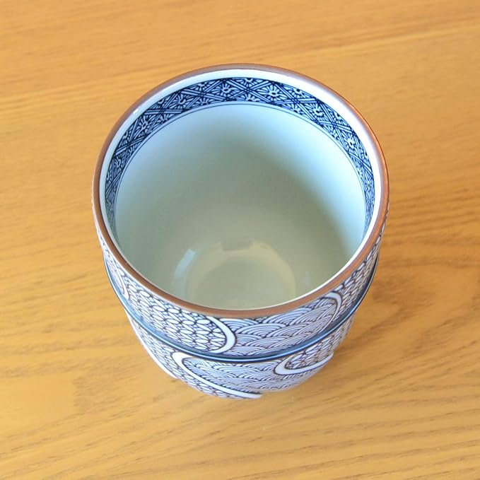 有田焼やきもの市場 Japanese Yunomi Tea Cup Arita Imari ware Made in Japan Jimon-Ori Large