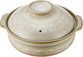 TIKUSAN Donabe Japanese Hot Pot Banko Ware Made in Japan (9 go(108 fl oz.))