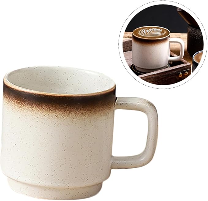 DECHOUS Chinese Tea Cup Porcelain Fair Cup Tea Brewing Mug Lightweight Ceramic Mug for Home Office