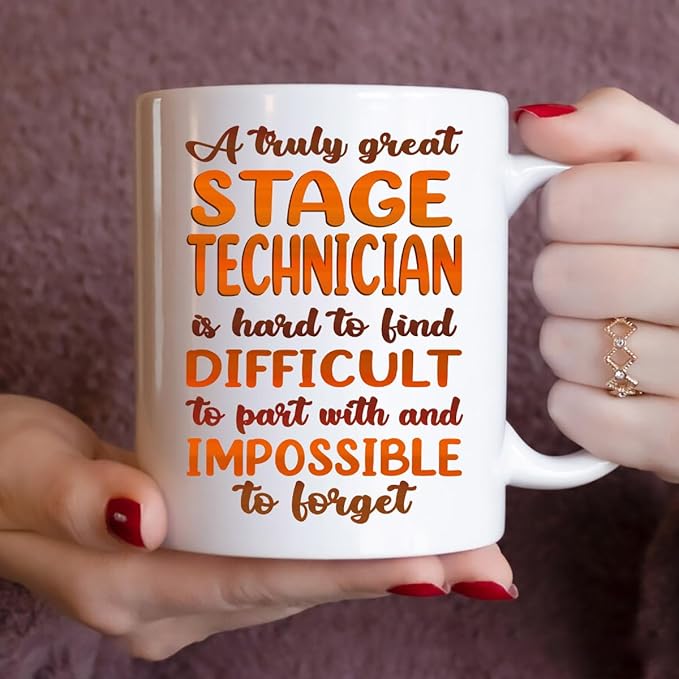 Gifts For Stage Technician - Best Stage Technician Ever Mug - Stage Technician Gifts - 11oz White Ceramic Mug for Office, Women, Men, Work Friends, Coworkers - Thanksgiving, Christmas Gift
