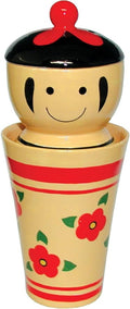サンアート Sunart Fun Dinnerware Kokeshiko Snack Holder Set Tumbler 13.8 oz (385 g) SAN1768