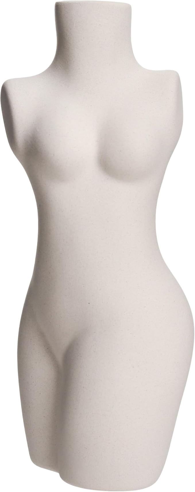Elegant Female Torso Ceramic Vase – Modern Minimalist Body Sculpture for Home & Office Décor – Stylish Art Piece for Floral Arrangements, Dried Flowers, or Standalone Accent Decoration.