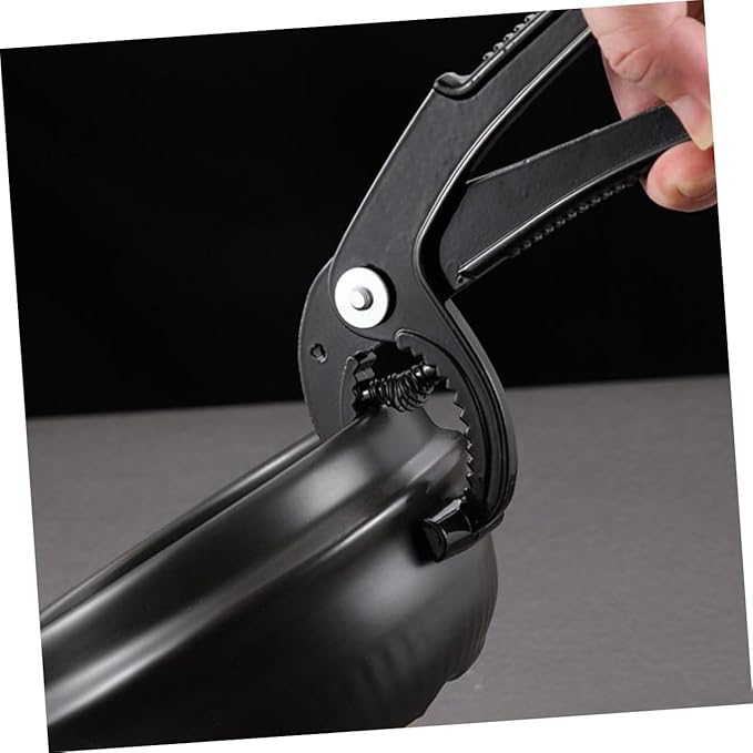 PRETYZOOM Slip Korean Stone Pot Clamp Plier High Temperature Resistant Cookware Gripper for Hot Pots Bowls and Plates Lightweight Non Rust Scald Lifter Holder Oven Clip Tool