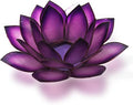 Om Gallery Capiz Shell Lotus Flower Decor Tealight Candle Holder for Serene Ambiance - Handmade Decorative Candle Holders for Meditation, Yoga, and Relaxation, Passion