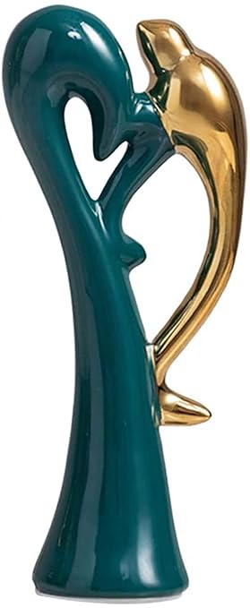 Modern Ceramic Abstract Animals Statues Living Room Sculpture Artistic Desktop Decoration Home Office Wine Cellar Creative Ornaments-A(A)