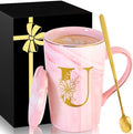 Personalized Ceramic Coffee Mug with Lid Tea Cup Gift Auntie Titi Son Girlfriend Brother Work Police Wife Bachelorette College Students Cowgirl Soul Best Sister Ever Work Young Adult Tomboy Lesbian,U