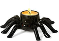 Halloween Candle Holder Black Spider Ceramic Candle Holder Halloween Decorations for Home Office Table Centerpiece, Scary Spider Tealight Candlestick for Party Decoration