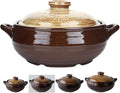 Korean Pot [Buncheong][27oz, 800ml] MUD GLAZE Earthenware Ttukbaegi, Ceramic Clay Cooking Pot Casserole, Heat Resistant Earthen Pot, Stone Bowl Stockpot Soup Cookware, Pottery Bowl
