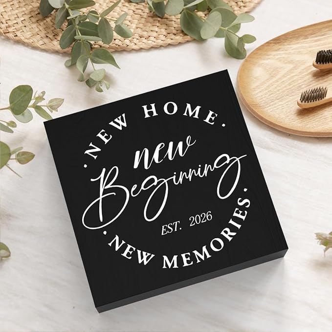 Great Housewarming Gifts New Home Gift Ideas Great Housewarming Decor Rustic Accessories Decor Wooden Box 5.1 x 5.1 Inches