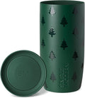 Simple Modern Voyager Signature | Christmas Travel Coffee Mug Tumbler with 360° Lid | Ceramic-Lined Insulated Stainless Steel Cup | Holiday Gifts for Women Men Her Him | 16oz | Winter Trees