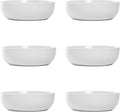 10 Strawberry Street Wazee Matte Coupe Dinnerware, Bowl, White, Set of 6