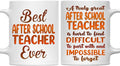Gifts For After School Teacher - Best After School Teacher Ever Mug - After School Teacher Gifts - 11oz White Ceramic Mug for Office, Women, Men, Work Friends, Coworkers