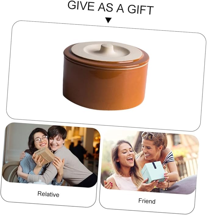 Ceramic Steaming Bowl Lid Vintage Pottery Rice Stew Bowl Home Kitchen Tableware Suitable for Steaming Eggs and Rice 1.5L Capacity