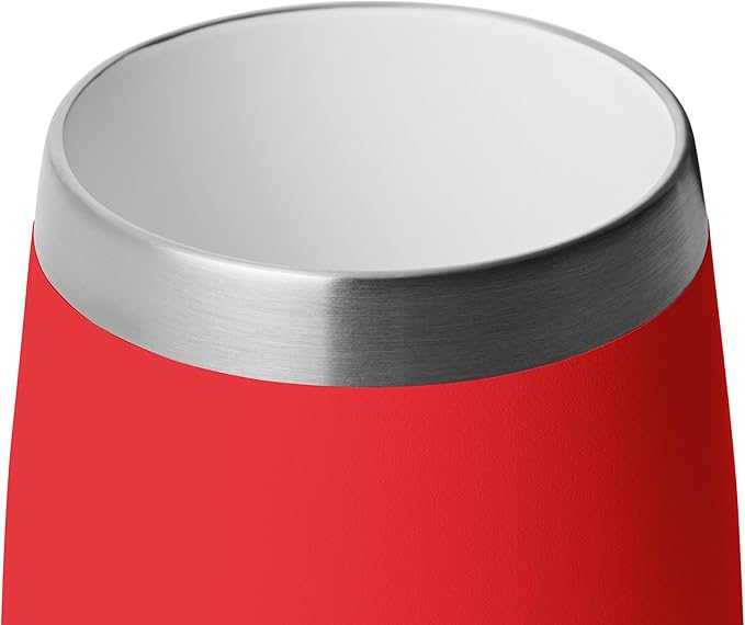YETI Rambler 10 oz Wine Ceramic Lined Tumbler, Rescue Red