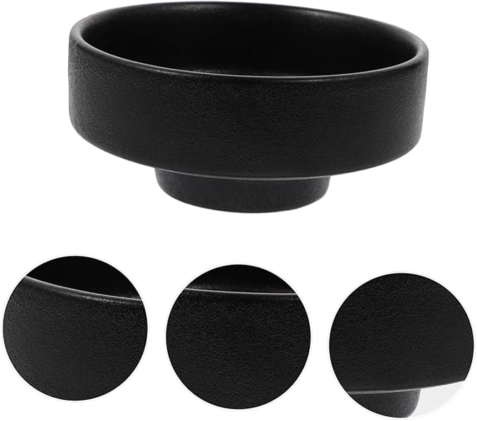 Mobestech Frosted Ceramic Ramen Bowl 450ml Creative Elevated Noodle and Soup Bowl for Zen Dining for Instant Noodles Rice and Salad