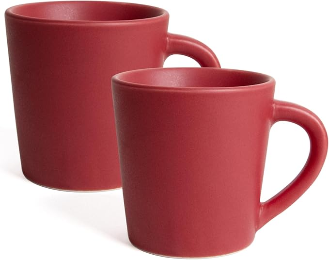 4.2 oz Espresso Cups Set of 2, Ceramic Coffee Mugs Demitasse Cups, Small Espresso Mugs for Shot of Coffee, Tea Cups with Handles, Gift for coffee Lovers