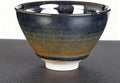 Traditional Japanese ceramic tea bowl, handcrafted with Tenmoku glaze, matcha bowl, tea ceremony cup, Jian ware, master-crafted teacup, Tenmokubowl (Jian ware oil-spot glaze teacup)