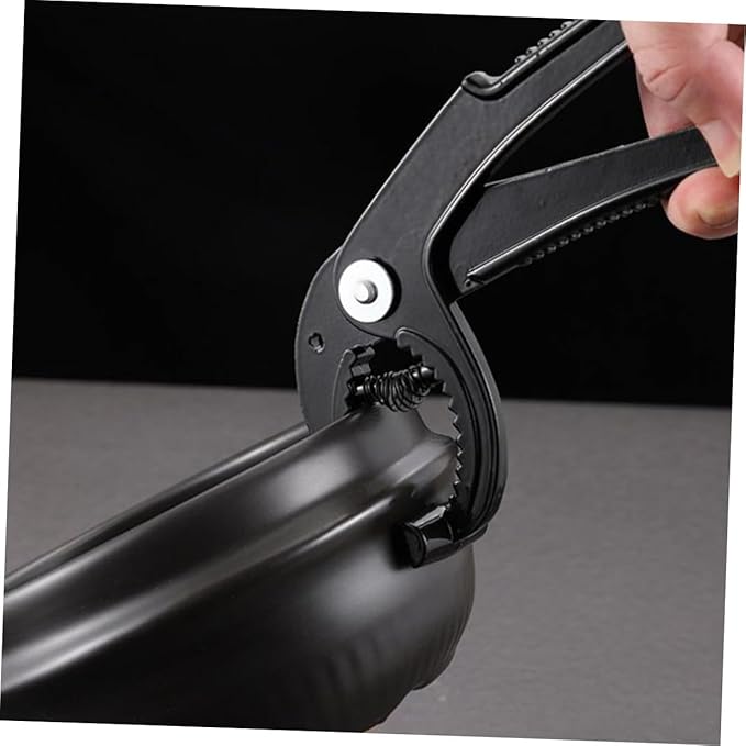Artibetter Hot Plate Clamp Cookware Gripper Pot Holder Tongs Non-slip Anti-scald Iron Handle for Korean Stone Pot Cooking and Serving