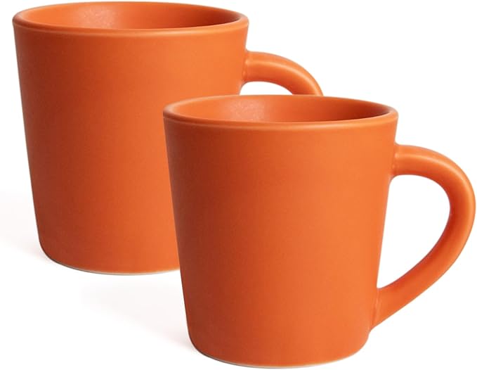 4.2 oz Espresso Cups Set of 2, Ceramic Coffee Mugs Demitasse Cups, Small Espresso Mugs for Shot of Coffee, Tea Cups with Handles, Gift for coffee Lovers
