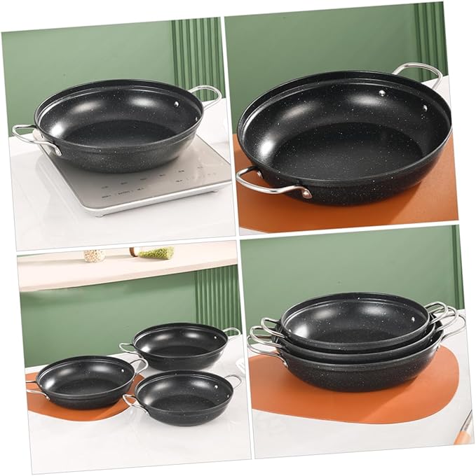 Garneck Cooking Pot Korean Stone Pot Stainless Steel Stock Round Bottom Heat Distribution Versatile Use