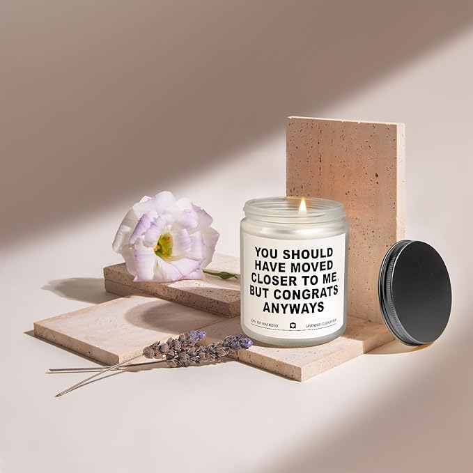 Housewarming Gifts New Home, Best Housewarming Gifts 2026 - Handmade Lavender Scented Candle - New Home Gift Candle Ideas, House Warming Gift for Friends Couple New Homeowner (7oz)