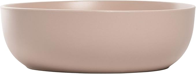 10 Strawberry Street Wazee Matte Coupe Dinnerware, Bowl, Blush, Set of 6