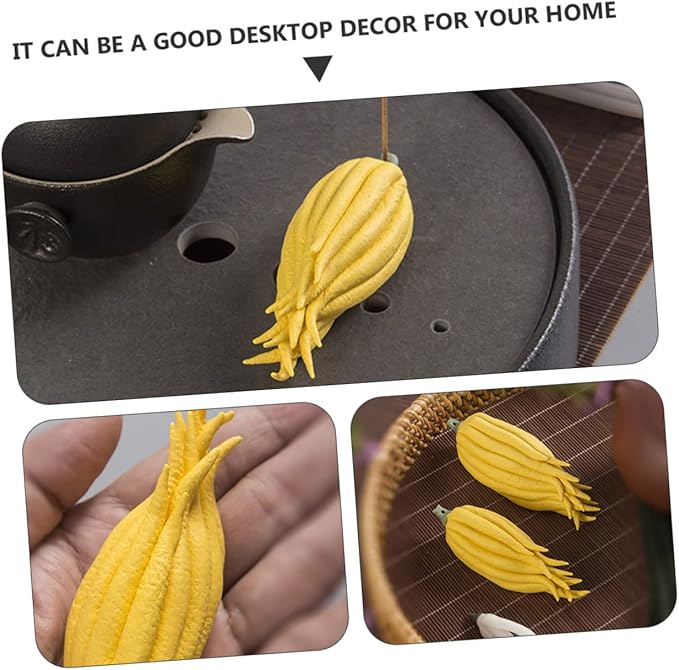 1pc Decorative Ceramic Tea Pet Ornament Unique Sculptural Home Decor for Tea Table Desktop