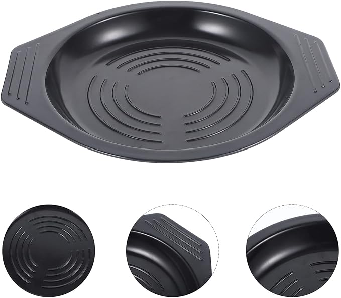 Home Decor Home Decoration 2Pcs Korean Cooking Stone Bowl Trivet Dolsot Ttukbaegi Stone Bowl Tray Hot Pot Mat for Bibimbap Korean Food and Soup 23.5X20X2.5CM Home Decor Plastic Tray