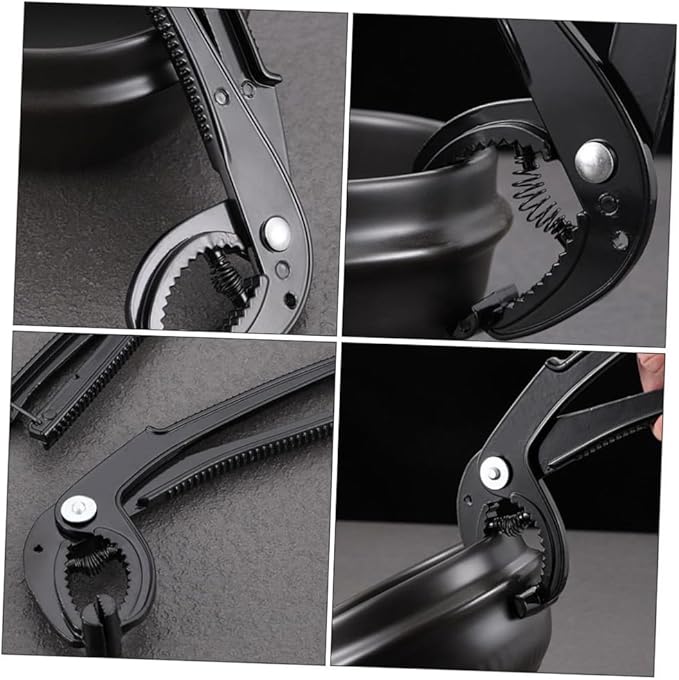 BESPORTBLE Cookware Clamp and Bowl Gripper for Korean Stone Pots, Iron Plate Clip with Anti-Skid and Heat-Resistant Handle, Kitchen Tongs for Hot Pot and Pan Handling