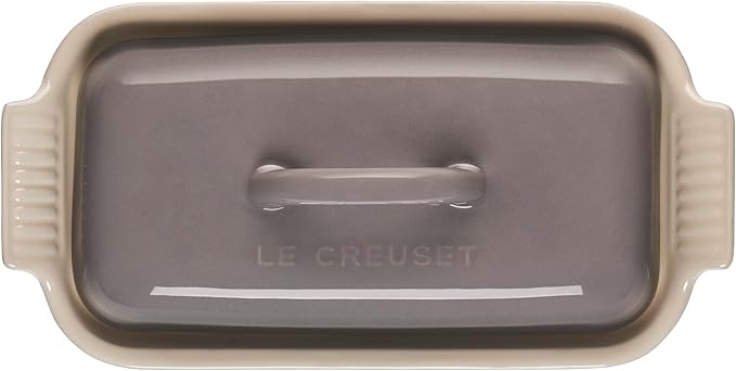 Le Creuset Stoneware Heritage Butter Dish, Oyster