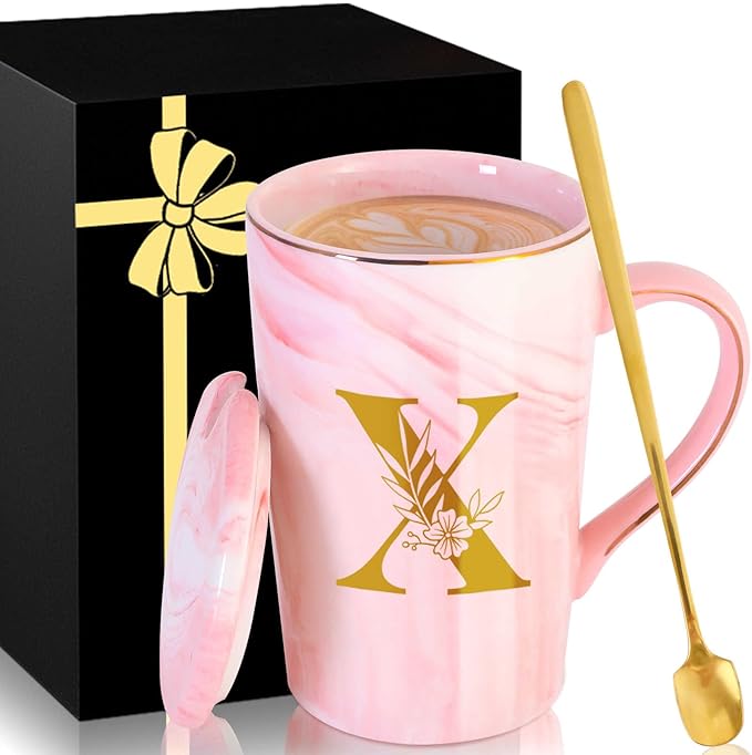 Personalized Ceramic Coffee Mug with Lid Tea Cup Women Female Teacher Gifts for Birthday Christmas Holiday Xmas Personalized Unique Custom Inexpensive Present Im Sorry You Are My Sunshine,X