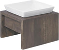 Bowsers Artisan Diner Single Dog Feeder, Large, Walnut